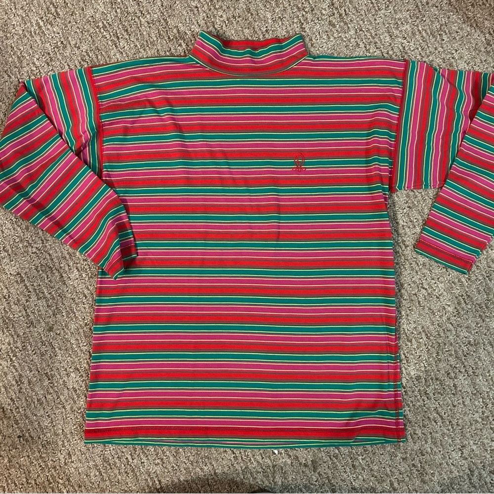 Oscar De La Renta mock neck long sleeve